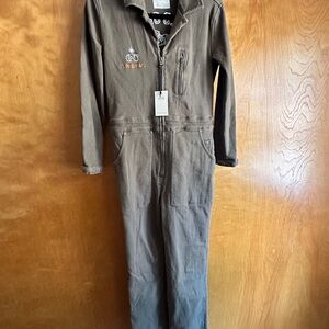 P&Co Green Utility Jumpsuit
